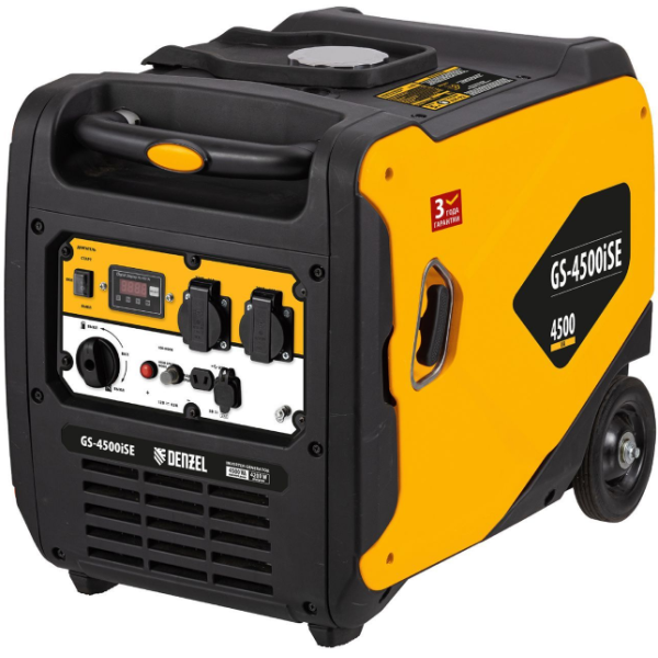 Генератор инверторный Denzel GS-4500iSE 94714