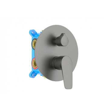 Смеситель для ванны AQUATEK Бетта AQ1147BGM оружейная сталь