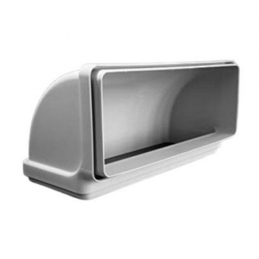 Воздуховод Faber вертикальный угловой CRV90 220х90 мм 112.0459.453