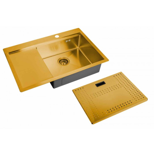 Мойка для кухни ZorG Master ZM N-7852-R BRONZE бронза