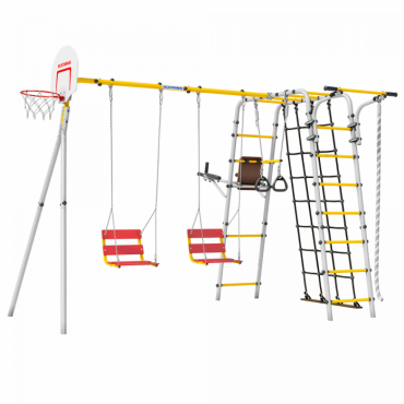 Дачный комплекс Romana Акробат-2-PRO комплект №12 серый/жёлтый