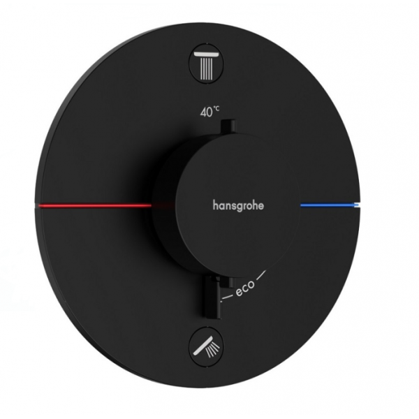 Термостат Hansgrohe ShowerSelect Comfort S 15554670 черный матовый