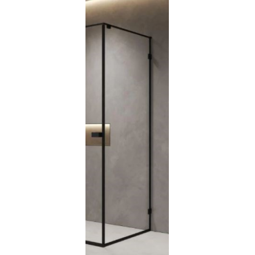 Боковая панель AQUAME AQM7409-2-8 800х2000 мм прозрачное/черный матовый Боковая панель AQUAME AQM7409-2-8 800х2000 мм прозрачное/черный матовый