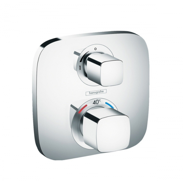 Термостатический смеситель для душа Hansgrohe Ecostat E 15707000S (15707000+01800180) хром