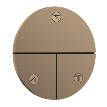 Переключатель потоков Hansgrohe ShowerSelect Comfort S 15558140 шлифованная бронза Переключатель потоков Hansgrohe ShowerSelect Comfort S 15558140 шлифованная бронза