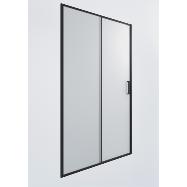 Душевая дверь Timo TD-120/03F-6 1950*1200 профиль черный, стекло матовое T02