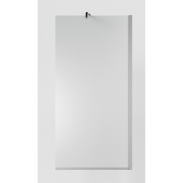 Шторка для ванны Timo TC-60/00F-8 в узком профиле хром 1400*600 стекло матовое T16