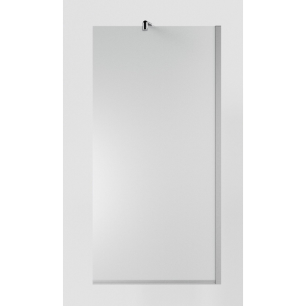 Шторка для ванны Timo TC-60/00F-8 в узком профиле хром 1400*600 стекло матовое T16