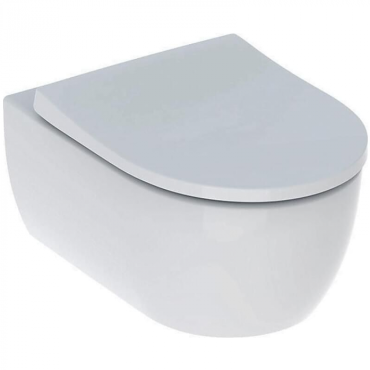 Унитаз подвесной Geberit iCon 501.664.00.1 с сиденьем белый