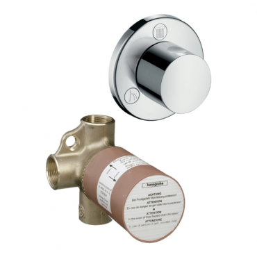 Запорный вентиль Hansgrohe Trio/Quattro 15932000STrio (15932000+15981180) хром Запорный вентиль Hansgrohe Trio/Quattro 15932000STrio (15932000+15981180) хром