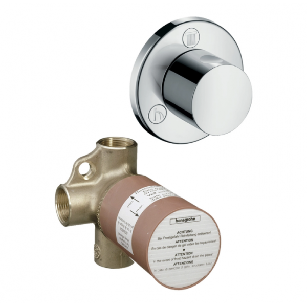 Запорный вентиль Hansgrohe Trio/Quattro 15932000STrio (15932000+15981180) хром