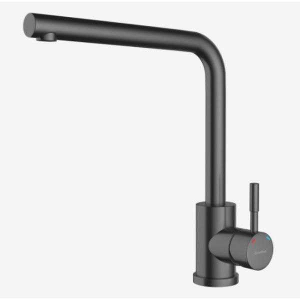 Смеситель для кухни GranFest QUARZ Z-5411 PVD графит