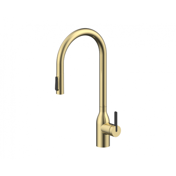 Смеситель для кухни Paulmark UNIVERSAL Un213880-LG светлое золото