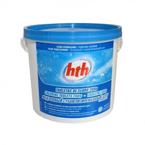 Медленный стабилизированный хлор HTH MAXITAB REGULAR таблетки 200 гр 5 кг C800503H9