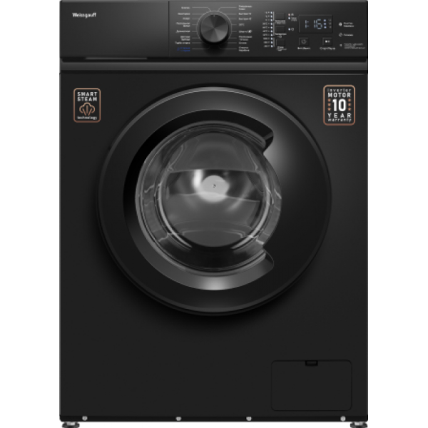 Стиральная машина Weissgauff WM 4527 DC Inverter Steam Black 439175