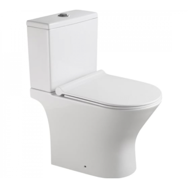 Унитаз напольный Stella Polar Ронда KN2224000 SP-00001877 с сиденьем, белый