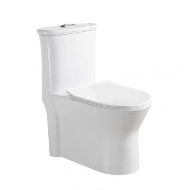 Унитаз моноблок Stella Polar Бильбао KN6277000 SP-00001849 с сиденьем, белый