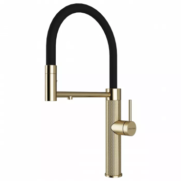 Смеситель для кухни Paulmark GANYMEDE DIAMOND Gd613199-LG светлое золото