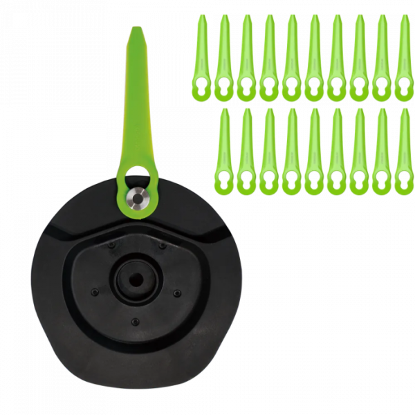Комплект пластиковых ножей GreenWorks с диском для триммера 2113307SA 2963507