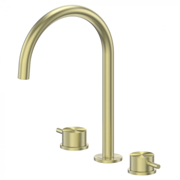 Смеситель для раковины Abber Wasser Kreis 316 AF8108BG-M золото брашированное