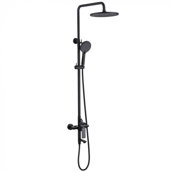 Душевая стойка Abber Weiss Insel AF8016BL черный матовый