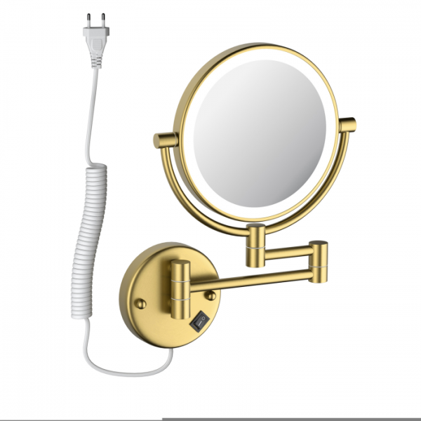 Зеркало с подсветкой Timo Saona 13376/20 золото шлифованное