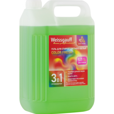 Гель для стирки Weissgauff Color Fresh 5 л 440295 Гель для стирки Weissgauff Color Fresh 5 л 440295