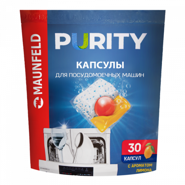 Капсулы для посудомоечной машины Maunfeld Purity MDC30LF (30 шт. в упаковке)
