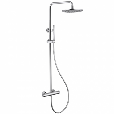 Душевая стойка с термостатом Abber Wasser Kreis AF8160L хром