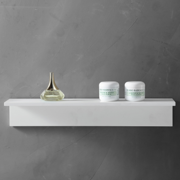 Полочка для ванной комнаты Abber Stein AS1654 белая матовая