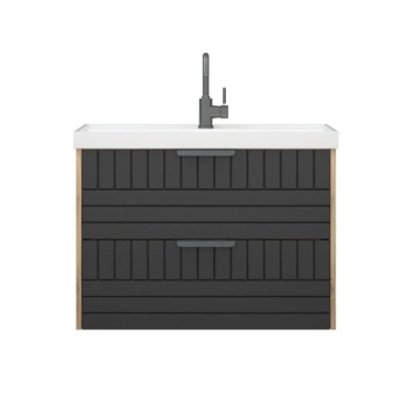 Тумба Corozo Инди 80 дуб канзас/графит SD-00001361 Тумба Corozo Инди 80 дуб канзас/графит SD-00001361