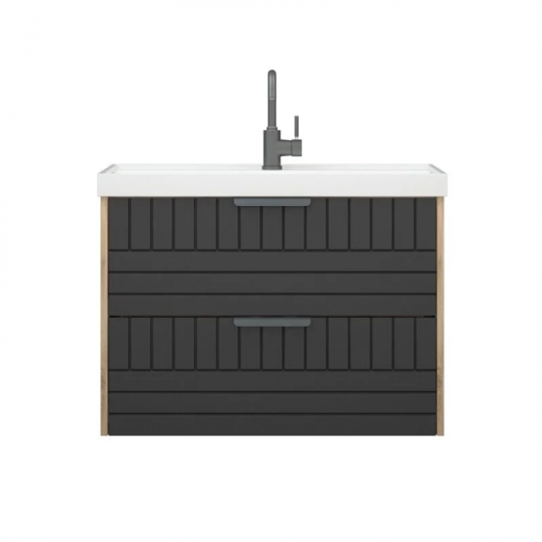 Тумба Corozo Инди 80 дуб канзас/графит SD-00001361