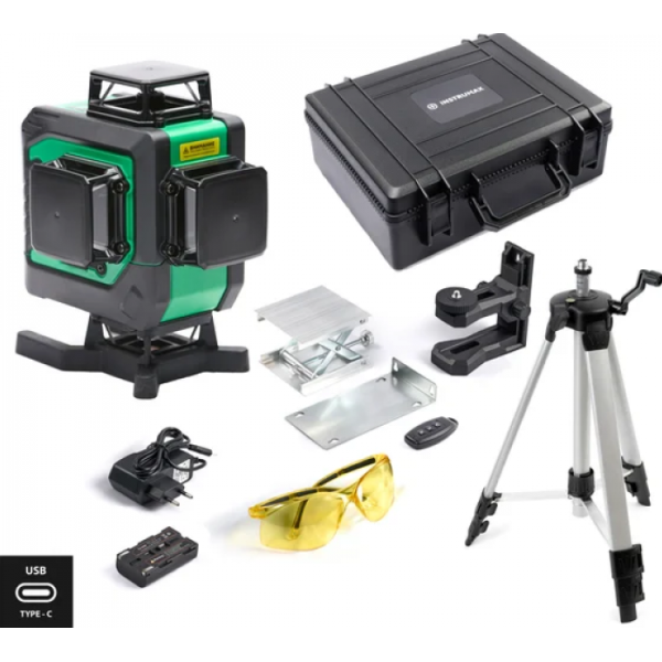 Комплект INSTRUMAX уровень GL 4-360 Master SET+Штатив 1/4 (5/8) дюйма TR-120 IM0175_K