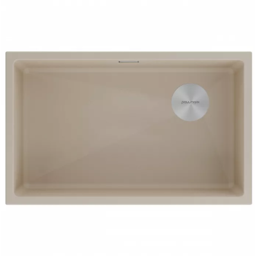 Кухонная мойка Paulmark Мойка LUMI 74UNI-SKEW, IT-GRANIT, LU74SK-LA, латте, 740х440, Paulmark