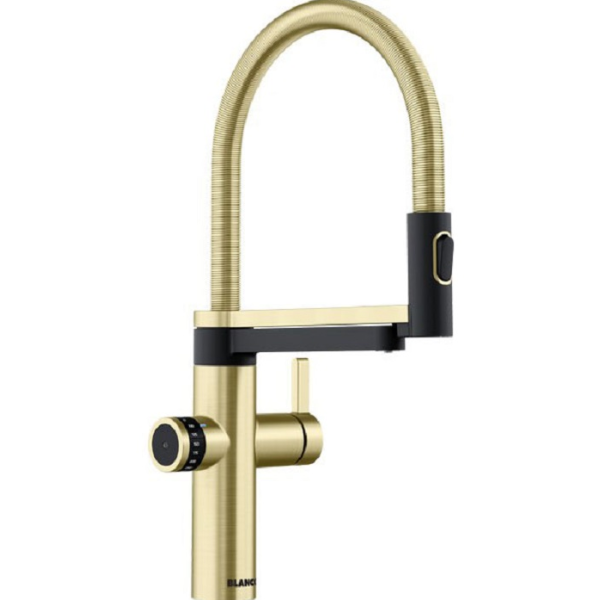 Смеситель для кухни Blanco EVOL-S 5 в1 Satin Gold 527427