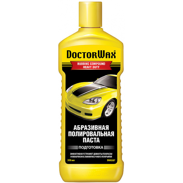 Полироль-паста DoctorWax DW8287 Абразивная (300мл)