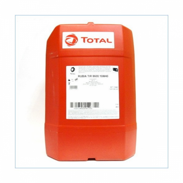 Масло моторное Total 8600 Rubia TIR 10w40 ПолуСинтетика (20л)