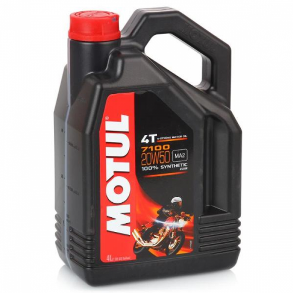 Масло для мотоциклов MOTUL 7100 4T 20w50 4л 104104/104219