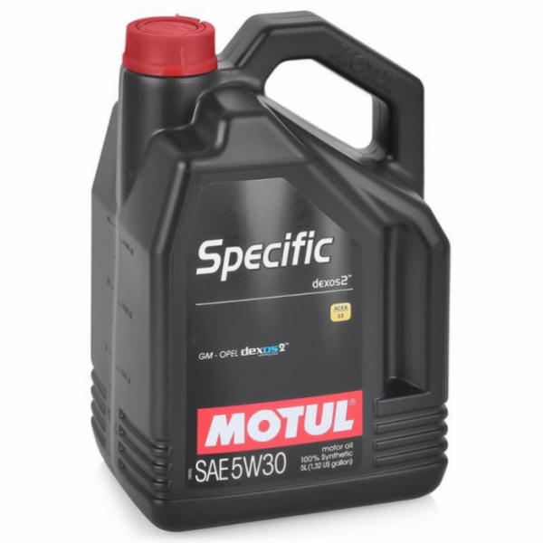 Масло моторное MOTUL Specific 5W30 DEXOS2 (5л) 102643/109357