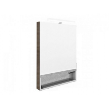 Зеркальный шкаф с подсветкой Roca Gap 60 ZRU9302844 тиковое дерево Зеркальный шкаф с подсветкой Roca Gap 60 ZRU9302844 тиковое дерево