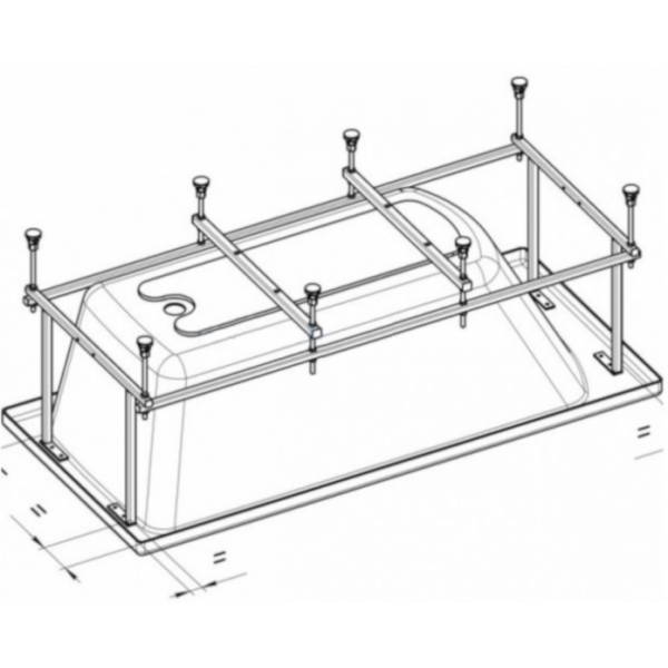 Монтажный комплект для ванны Roca BeCool ZRU9303021 190x90