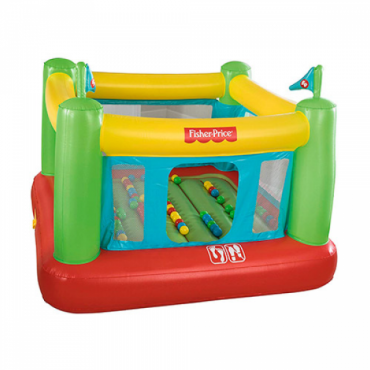 Надувной батут BestWay Fisher Price со встроенным электронасосом 50 шариков 93532 Надувной батут BestWay Fisher Price со встроенным электронасосом 50 шариков 93532