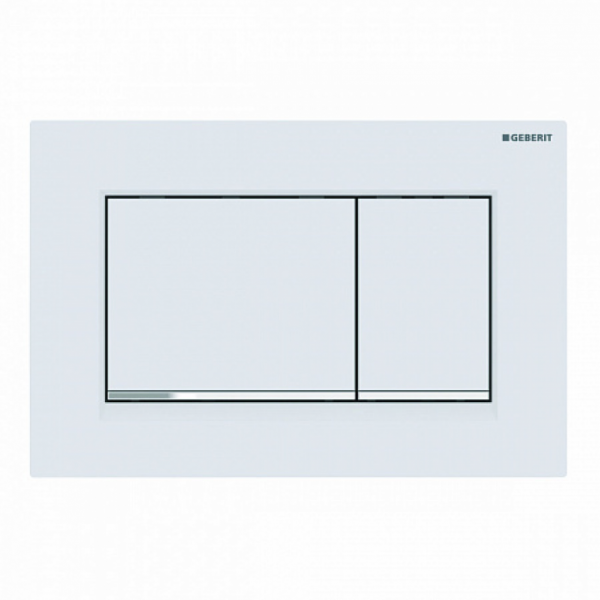 Клавиша смыва Geberit Sigma 30 115.883.JT.1 белый матовый/хром глянцевый