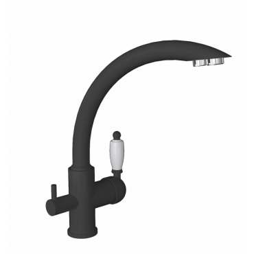 Смеситель для кухни Florentina Шале FL антрацит 333.25H.2113.302 Смеситель для кухни Florentina Шале FL антрацит 333.25H.2113.302