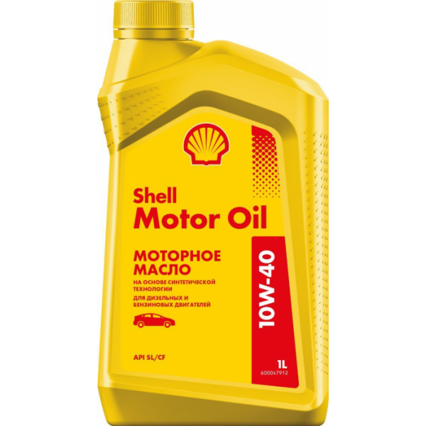 Масло моторное полусинтетическое SHELL Motor Oil 10W40 1 л 550051069