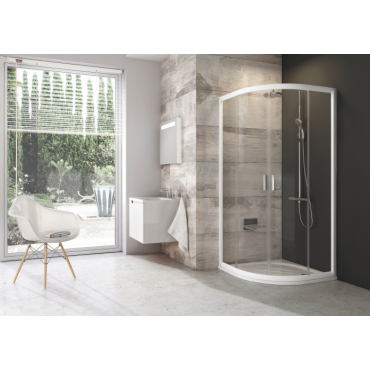 Душевой уголок Ravak Blix BLCP4-90 3B270100ZG (белый профиль/матовое стекло)
