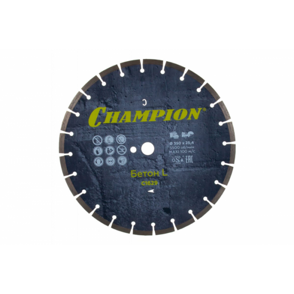 Диск алмазный Champion 350х25,4х10 мм Бетон L Concremax C1629