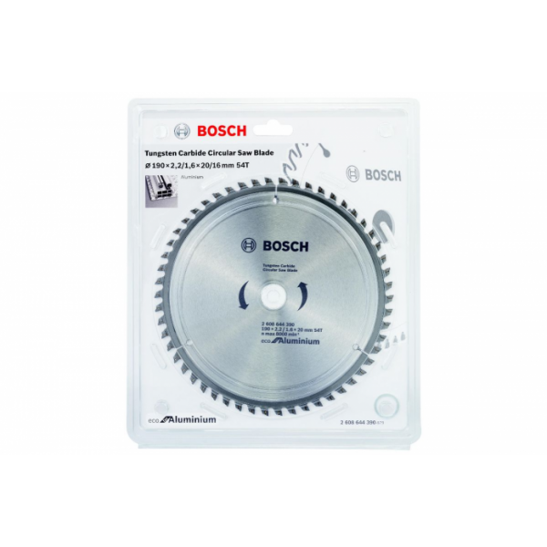 Диск пильный Bosch Ф190х20мм 54зуб. ECO AL 2608644390