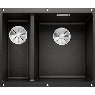 Кухонная мойка Blanco SUBLINE 340/160-U черный правая 525986