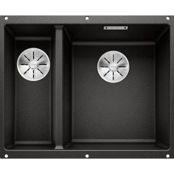Кухонная мойка Blanco SUBLINE 340/160-U черный правая 525986